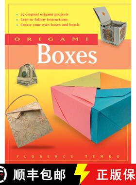 【3-4周达】Origami Boxes: This Easy Origami Book Contains 25 Fun Projects and Origami How-To Instruct... [9780804834957]