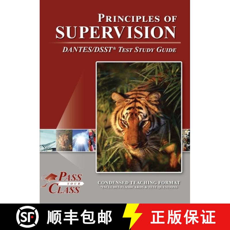 【3-4周达】Principles of Supervision DANTES/DSST Test Study Guide [9781614332350]