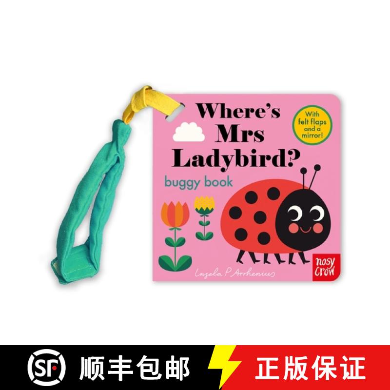 【2-3周达】Where's Mrs Ladybird? (Felt Flaps Buggy) [9781839945304]