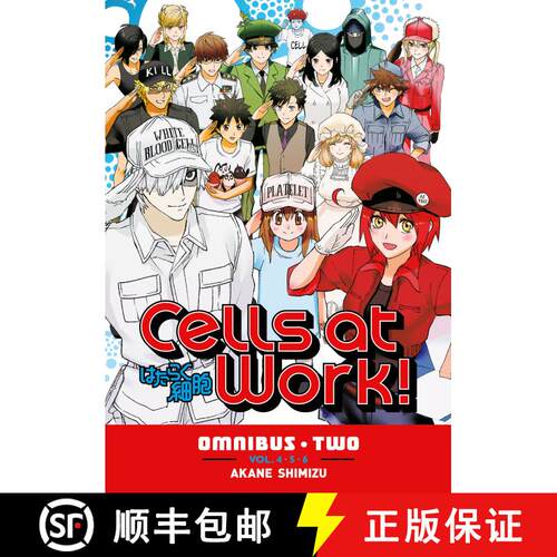 【3-4周达】Cells at Work! Omnibus 2 (Vols. 4-6) [9781646519224]
