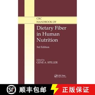 Human 9780367397210 CRC Dietary Fiber 4周达 Handbook Nutrition