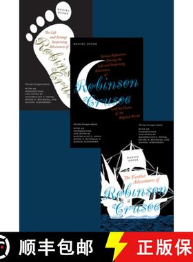 【3-4周达】The Complete Adventures of Robinson Crusoe (3 Vol Set): The Stoke Newington Editions [9781684483815]