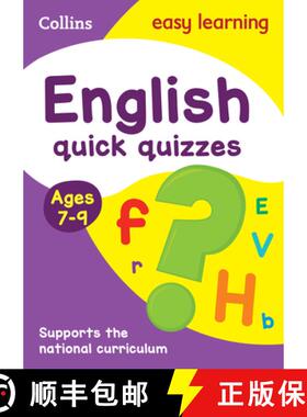 【3-4周达】English Quick Quizzes Ages 7-9: Prepare for School with Easy Home Learning [9780008212636]