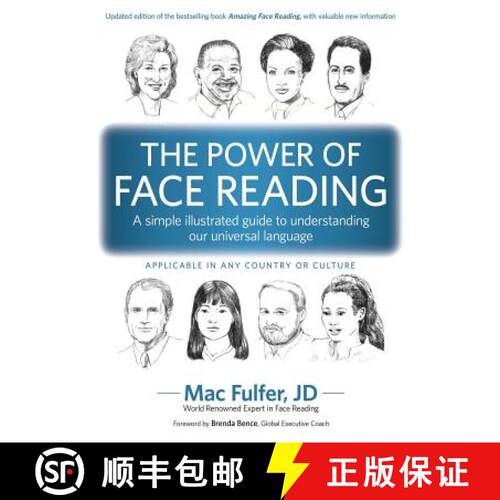 【3-4周达】The Power of Face Reading: A simple illustrated guide to understanding our universal language [9781942718031]
