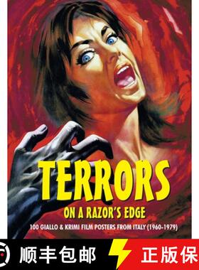 【3-4周达】TERRORS ON A RAZOR'S EDGE: 100 Giallo & Krimi Film Posters From Italy (1960-1979) [9781838359577]
