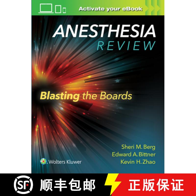 【3-4周达】Anesthesia Review: Blasting the Boards [9781496317957]