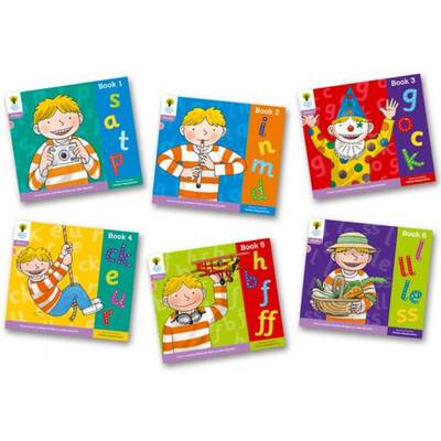 【4周达】Oxford Reading Tree: Level 1+: Floppy's Phonics: Sounds and Letters: Pack of 6 [9780198485551]