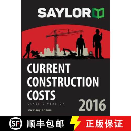 【3-4周达】Saylor Current Construction Costs 2016 [9781631240065]