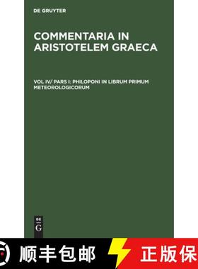 预订 Philoponi in librum primum meteorologicorum [9783112332313]
