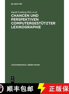 预订 Chancen und Perspektiven computergestützter Lexikographie：Hypertext, Internet und SGML/XML fü... [9783484391079]