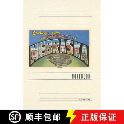 【3-4周达】Vintage Lined Notebook Greetings from the University of Nebraska [9798385431564]