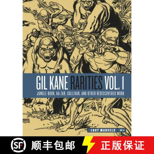 预订 精装 Lost Marvels No. 4: Gil Kane Rarities Vol. 1: Jungle Book, Ka-Zar, Gullivar and Other Redis... [9798875002045]