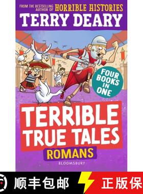 【3-4周达】Terrible True Tales: Romans : From the author of Horrible Histories, perfect for 7+ [9781801995009]