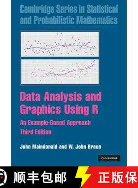 【3-4周达】Data Analysis and Graphics Using R: An Example-Based Approach - Data Analysis and Graphics... [9780521762939]