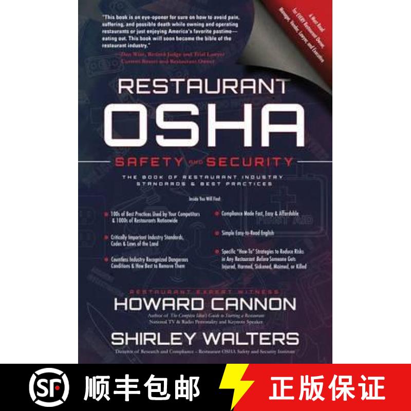 【3-4周达】Restaurant OSHA Safety and Security: The Book of Restaurant Industry Standards & Best Prac... [9781945614002]