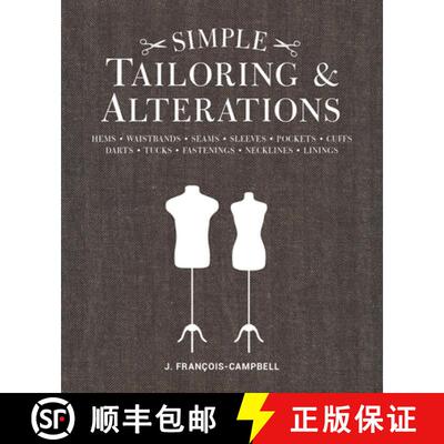 【3-4周达】Simple Tailoring & Alterations – Hems – Waistbands – Seams – Sleeves – Pockets – Cuf... [9781861089595]