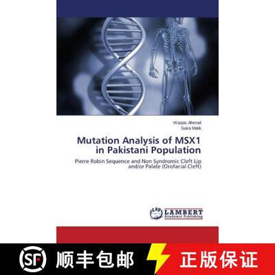 预订 Mutation Analysis of MSX1 in Pakistani Population [9783659556258]
