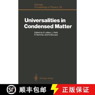 Houches 4周达 Condensed Proceedings Les France Workshop Universalities the 9783642510076 Mar... Matter