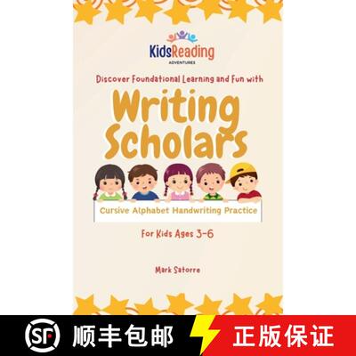 【3-4周达】Writing Scholars: Cursive Alphabet Handwriting Practice [9798330638895]