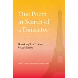 Search Apollinaire 9783039114085 Rewriting Poem One Fenêtres Translator 4周达 Les