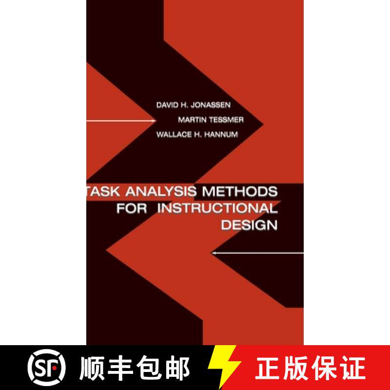 【3-4周达】Task Analysis Methods for Instructional Design [9780805830859]