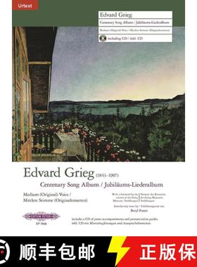 【3-4周达】Centenary Song Album (Medium Voice) [Incl. CD]: 9 Songs (Ger/Nor/Eng), Original Keys; CD: ... [9790577086347]
