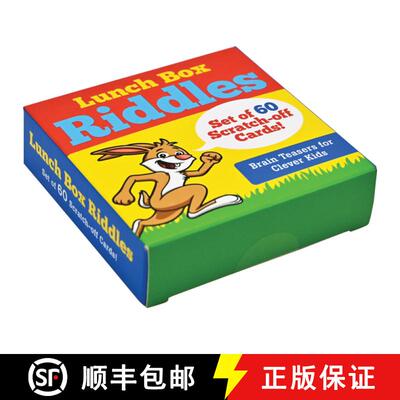 【3-4周达】Lunch Box Riddles Scratch-Off Deck (60 Cards) [9781441341273]
