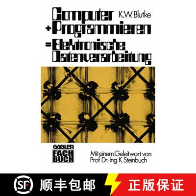 【3-4周达】Computer + Programmieren = Elektronische Datenverarbeitung (3. Auflage 1979) [9783409960519]
