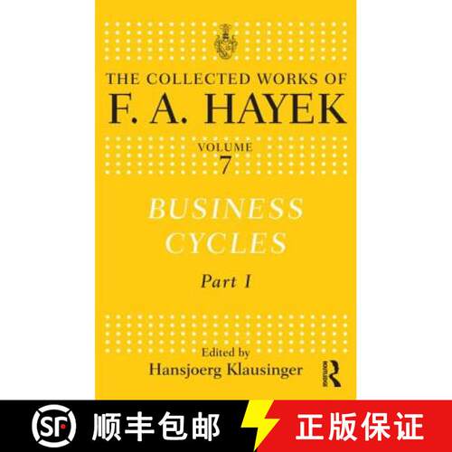 【3-4周达】精装 BUSINESS CYCLES, HAYEK V7 [9780415641159]