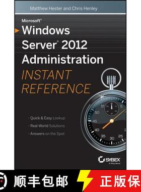 【3-4周达】Microsoft Windows Server 2012 Administration Instant Reference [Wiley计算机] [9781118561881]
