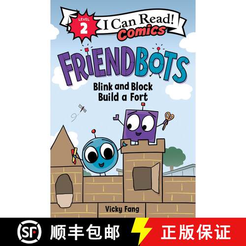 【3-4周达】精装 Friendbots: Blink and Block Build a Fort [9780063289659]