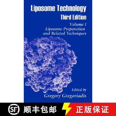 【3-4周达】Liposome Technology: Liposome Preparation and Related Techniques [9780849388217]