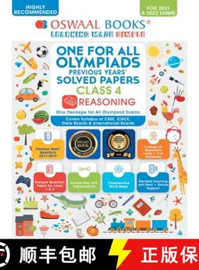 【3-4周达】One for All Olympiad Previous Years' Solved Papers, Class-4 Reasoning Book (For 2022 Exam) [9789354235313]