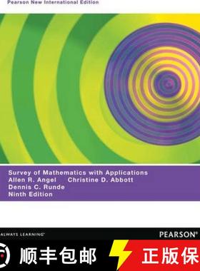 【3-4周达】Survey of Mathematics with Applications Pearson New International Edition, plus MyMathLab ... [9781447967965]