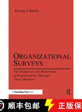 【3-4周达】Organizational Surveys: The Diagnosis and Betterment of Organizations Through Their Members [9780415650571]