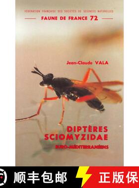 预订 Faune de France, Volume 72: Diptères Sciomyzidae Euro-Méditerranéens [9782903052065]