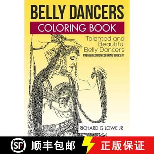 Book 9781943517398 4周达 Beautiful and Talented Coloring Dancers Belly