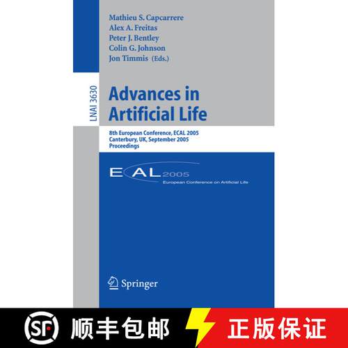 【3-4周达】Advances in Artificial Life : 8th European Conference, ECAL 2005, Canterbury, UK, Septembe... [9783540288480]