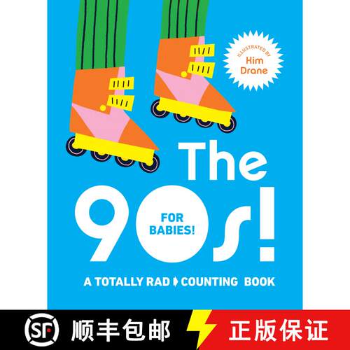 【3-4周达】The 90s! For Babies! : A totally rad counting book [9781922754561]