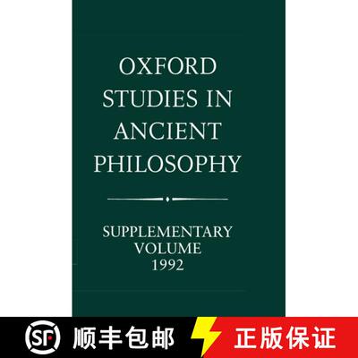 【3-4周达】精装 Methods of Interpreting Plato and his Dialogues: Oxford Studies in Ancient Philosophy... [9780198239512]