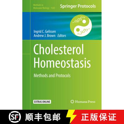 【3-4周达】精装 Cholesterol Homeostasis : Methods and Protocols (1st ed. 2017) [9781493968732]