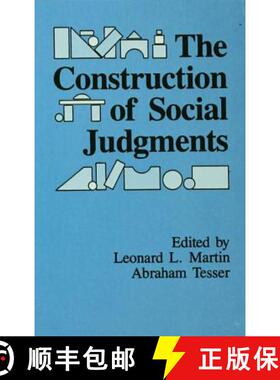 【3-4周达】The Construction of Social Judgments [9781138988965]
