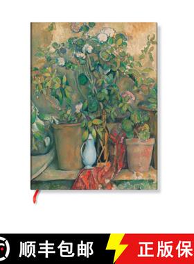【3-4周达】Paperblanks Cezanne's Terracotta Pots and Flowers Cezanne's Terracotta Pots and Flowers Ad... [9781439799000]