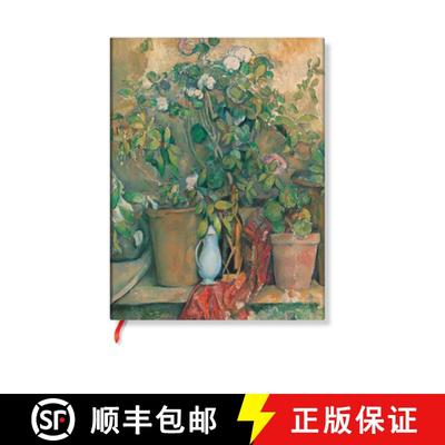 【3-4周达】Paperblanks Cezanne's Terracotta Pots and Flowers Cezanne's Terracotta Pots and Flowers Ad... [9781439799000]