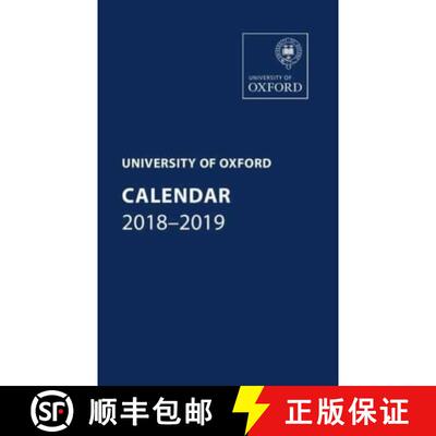 【3-4周达】University of Oxford Calendar 2018-2019 [9780198831235]