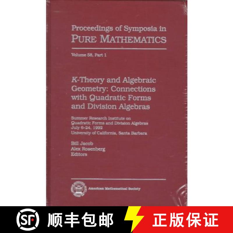 【3-4周达】$K$-Theory And Algebraic Geometry: Connections With Quadratic Forms And Division Algebras [9780821814987]