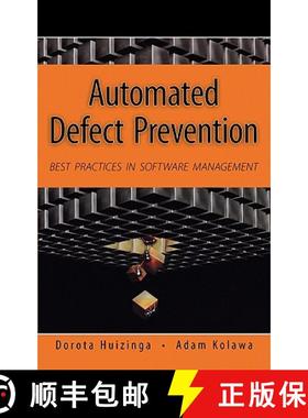 【3-4周达】Automated Defect Prevention: Best Practices In Software Management [Wiley计算机] [9780470042120]