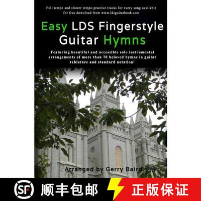 【3-4周达】Easy LDS Fingerstyle Guitar Hymns [9781329183285]