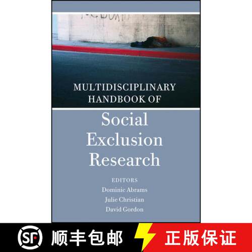 【3-4周达】精装 Multidisciplinary Handbook Of Social Exclusion Research [Wiley心理学] [9780470095133]