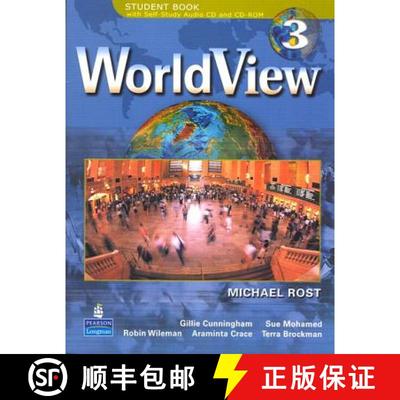 【3-4周达】WorldView 3 with Self-Study Audio CD and CD-ROM Workbook [9780131840102]